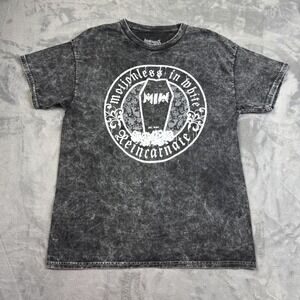Motionless In White Shirt Mens Medium Reincarnate Tee Band Metal Punk Soft Acid